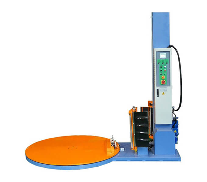 托盘缠绕机斜滚轮