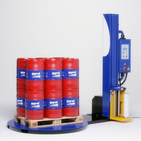 悬臂缠绕机包胶滚筒