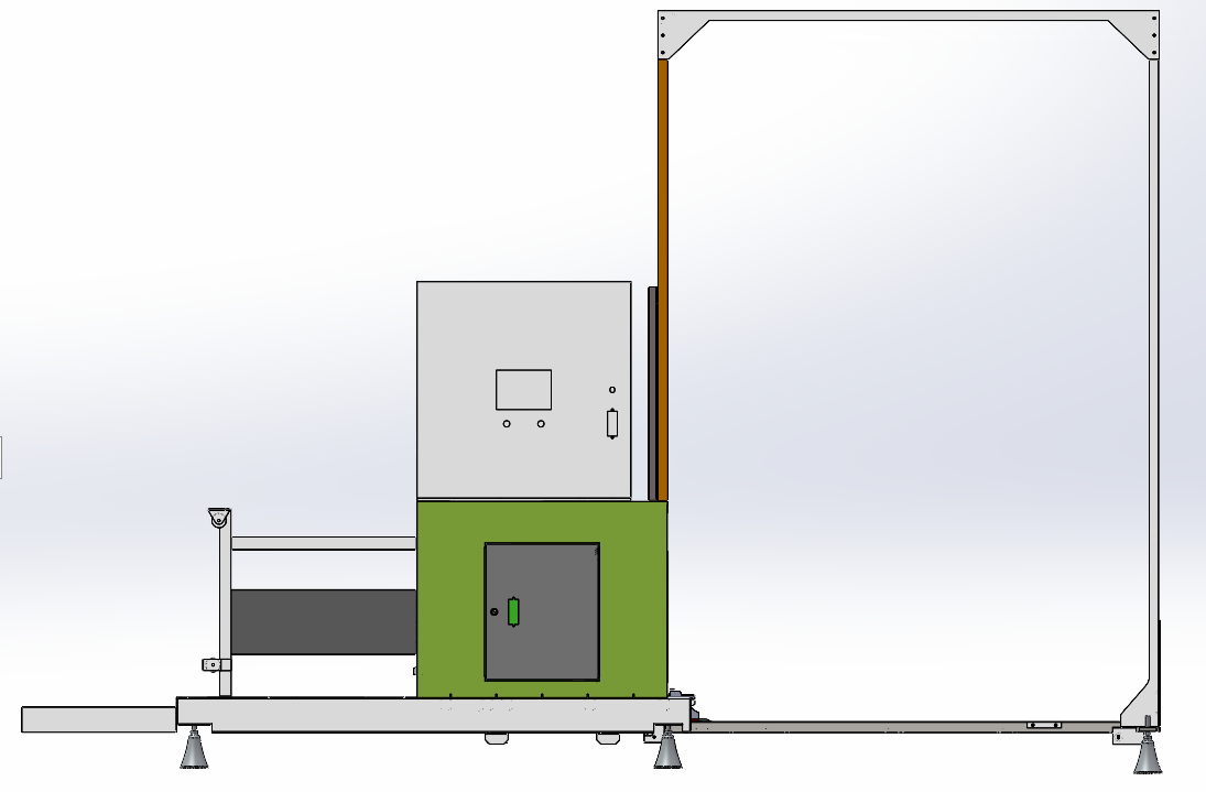 侧式全自动托盘打包机-牧坦穿剑打包机-进口机芯