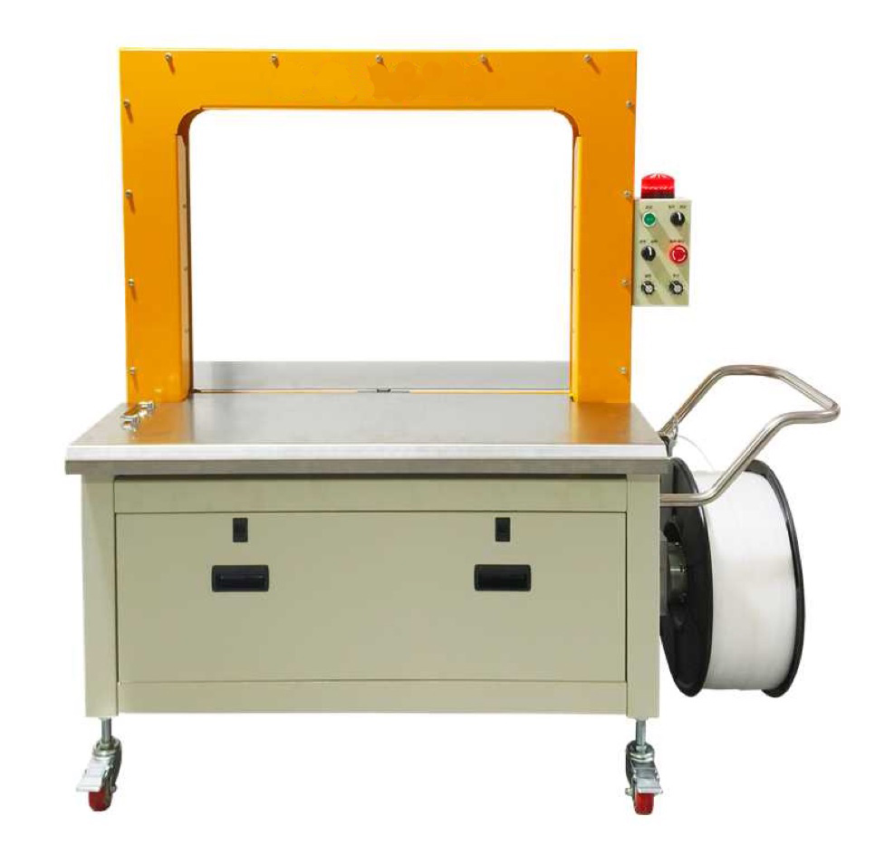 铁桶水平打包机-电池水平打包机-半自动穿剑打包机