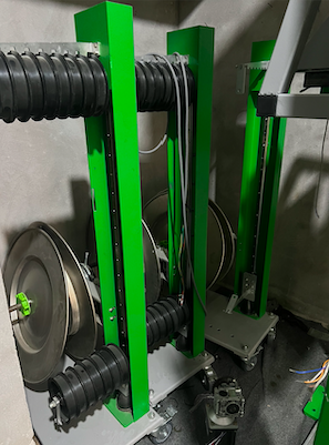 在线式栈板自动打包机送带盘组-穿剑式捆包机送带盘组_全自动穿剑式打包机送带盘组